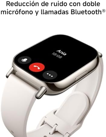 Redmi Watch 5 Lite, Llamadas Bluetooth, Pantalla AMOLED de 1.96 Pulgadas, Monitor de frecuencia cardíaca, 150 Modos Deportivos, hasta 18 días de autonomía, Dorado
