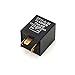 Auto-Parts-Eshop 3 PIN 12 Volt CF13 Square Load Resistor Electronic Flasher Relay Fix for LED Turn Signal Light Bulbs Warning (US Stock)