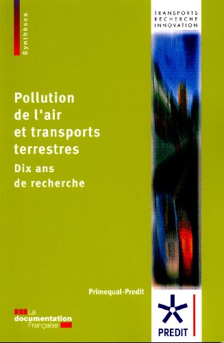 Pollution de l'air et transports terrestres