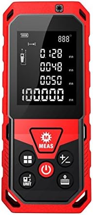 Physport Laser Measure 60M Digital Laser Distance Meter Handheld Rechargeable Rangefinder (60M Red)