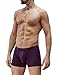David Archy Men's 4 Pack Soft 100S Micro Modal Trunk (S, Wine)