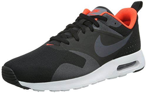 Nike Men's Air Max Tavas Black/Dark Grey/Total Crimson/White Running Shoe 12 ...