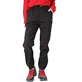 Jingle Bongala Kids Youth Waterproof Hiking Pants Fleece Lined Elastic Waist for Boys Girls Snow Pants Insulated