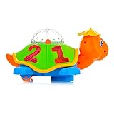 Toysery Light Up Turtle Toy with Lights and Sound for Baby and Toddler Battery Operated