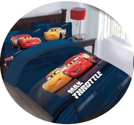 Disney Pixar Cars 3 Max Throttle Twin Full Comforter Set