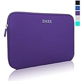 17-17.3 Inch (Black, Green, Grey, Blue, Purple, Chevron, Pink) Laptop Sleeve, Zikee Water Resistant Thickest Protective Slim Laptop Case