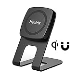 Neotrix Magnetic Wireless Desk Charger Stand, Mobile Cell Phone Magnet Charging Stand for Qi Standard Enabled Devices(Black)
