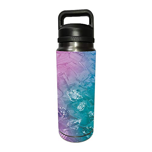 MightySkins Skin Compatible with YETI Rambler 26 OZ Bottle - Diamond Grunge | P…
