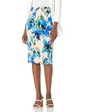 ECI New York Women's Printed Floral Border Crepe