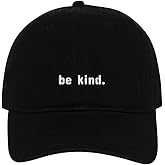 be Kind Black Embroidery Baseball Caps Cotton Unisex Adjustable Comfortable Stylish Hat Women Men