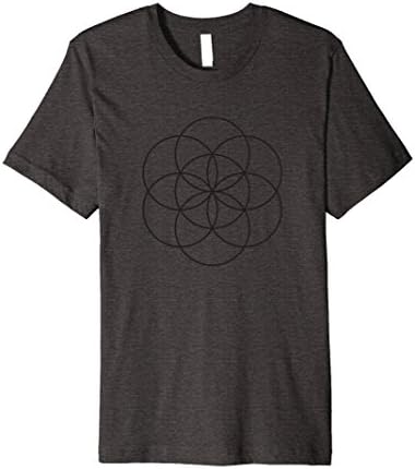 Mens Seed of Life 2XL Dark Heather