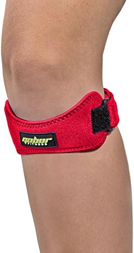 Gabor Fitness Tendon Patellar Knee Brace Support Strap Band (Pair)