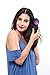 LOUISE MAELYS 1Pcs Folding Mini Pocket Hair Comb with Mirror Travel Set Gift Idea