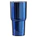 RTIC Personalized Tumbler 20 oz Blue Translucent Engraved Customized Cup Gift Stainless Steel Insulated Travel Mug with Splash Proof Lid