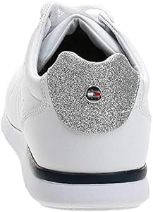 tommy hilfiger glitter detail light sneaker