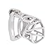 TERNENCE Medical Grade Stainless Steel Chastity Device Ergonomic Design Belt Restraint Men Bondage Fetish K540 (40mm/ S Size)