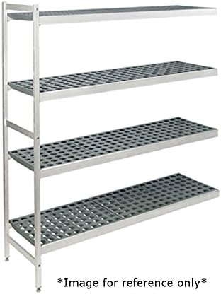 Fermod 4R35B83-E Fermostock 4-Tier Shelving Unit Expansion Kit 83"H x 35"W x 18"D 800 lbs Max Weight Per Shelf