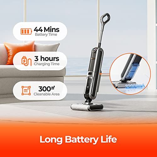 uwant X100 Cordless All in One Wet Dry Vacuum Cleaner and Mop, Double