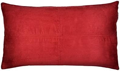 MADURA Decorative Pillow - Throw Pillow Cover Montana Velvet Aspect 12X18 Orange Brick