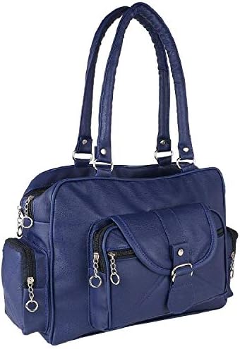 Bizarre Vogue Women's Stylish Handbag (Blue, BV1016)