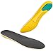 Orthotic Plantar Fasciitis Memory Foam Comfort Elevator Shoe Insole 1/2 Inch Height Increase (Yellow) Excellent Shock Absorption and Cushioning Best Insoles for Men n Women for Everyday Use -Large