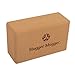 Hugger Mugger Cork Yoga Block - Naturally Grippy Texture, Durable, Made from Renewable Cork, Rounded Edges for Comfort, Great for Sweaty Hands BL-CORK
