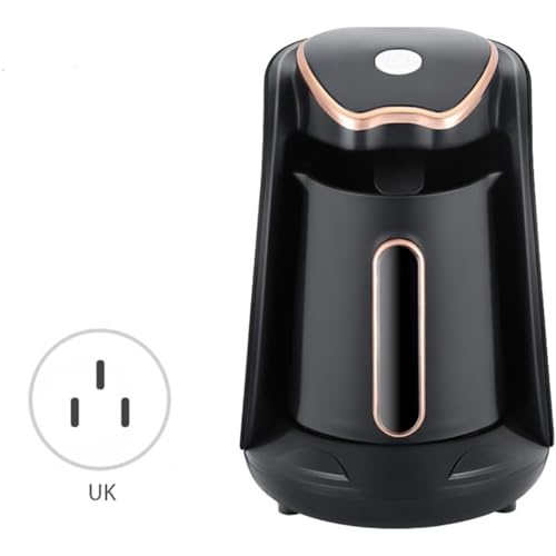 Saraele Electric Turkish Coffee Maker Machine with 250ml/1 Cup Coffee Pot Single Serve Espresso Maker 600W Heating Coffee Pot 5 Minute Quick Making with Induction -drip Function