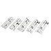 uxcell Door 2 Inch Slide Lock Stainless Steel Barrel Bolt Hardware 5 PCS