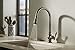KOHLER K-99259-CP Artifacts Single-Hole Kitchen Sink Faucet with 17-5/8-Inch Pull-Down Spout, 3-Function Sprayhead, and Turned Lever Handle, Polished Chrome