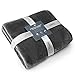 Toozey Premium Flannel Dog Blanket, Super Soft Reversible Plush Pet Throw Blanket, Quality Plush Fluffy Blanket for Dogs and Cats