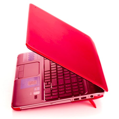 iPearl mCover Hard Shell Case for HP Pavilion / ENVY M6 1xxx series 15.6" laptop (Red)