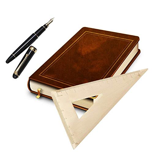 SUPERTOOL Stainless Steel Ruler, Stainless, Golden, Brass, Classic, Accurate Mesurement, Right Triangle Ruler (1Pcs)
