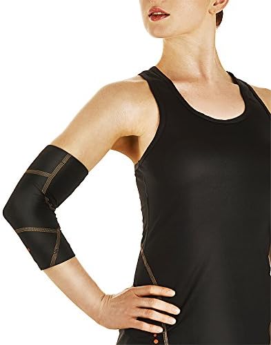 Tommie Copper Women's Performance Boost Elbow Sleeve, Black, Medium