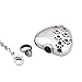 LuckyJewelry Pet Paw Print Cremation Jewelry Urn Necklaces for Ashes Memorial