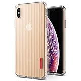iPhone Xs Max Case, VRS Design [Clear] Slim Full Body Protective [Crystal fit] Ultra Thin Flexible Waved Texture Compatible with Apple iPhone Xs Max 6.5 inch (2018)