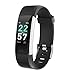 LETSCOM Fitness Tracker Color Screen, Activity Tracker with Heart Rate Monitor, Sleep Monitor, Step Counter, Calorie Counter, IP68 Waterproof Smart Pedometer Watch for Men Women Kids