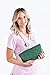 BJÖRN HALL Stethoscope Case Littmann Classic III & Master | Leather Carry Bag | Nursing Student Essentials & School | Medical Pediatric Veterinary Gifts for Nurses | Fits in Tote Bags | Green Emerald