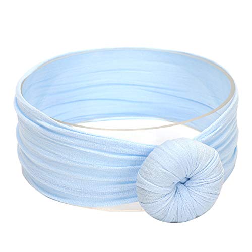 image for Mookiraer Baby Girl Nylon Headbands Newborn Infant Toddler Hairbands a