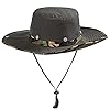 ZPbliss-Outdoor-Bucket-Fishing-Boonie-Hat-Summer-UV-Protection-Sun-Cap-with-Chin-Strap-and-Removable-Top