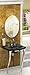 Gatco 4589 Laurel Ave. Oval Wall Mirror, Polished Nickel