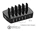 SIIG 5-Port Smart USB Charging Organizer Plus QC2.0 - Qualcomm Certified (AC-PW0X12-S1)