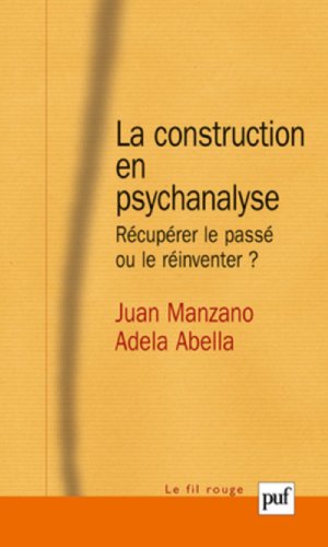 La  construction en psychanalyse