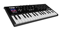 M-Audio Axiom AIR Mini 32 | Premium 32-Key USB MIDI Keyboard & Drum Pad Controller (8 Pads / 8 Knobs)
