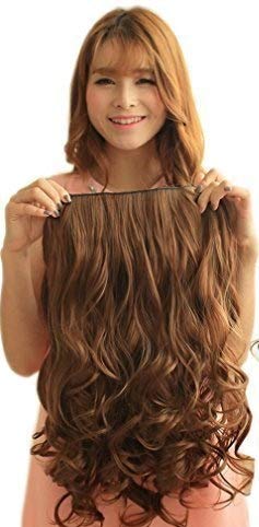 Glan Women S Synthetic Curly Hair Extension Bridal Hair Extension