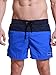 Neleus Men's Work Out Lightweight Shorts with Pockets,805,Blue & Black,USA M,Tag XL