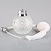 UNIQLED Crystal Art Vintage Style Empty Refillable Perfume Atomizer Long Tassel Spray Bottle 100ml (White)