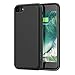 iPhone 8 / 7 Battery Case - Support Lightning Port Headphones, iDLEHANDS Charging Case, Rechargeable Battery Pack Power Case for iPhone 8 / 7, 2800mAh, Charge and Sync (Black)