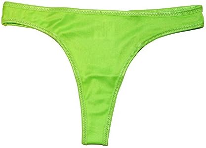 SpicySpot Pretty V Shape Lycra Thong, Lime Green
