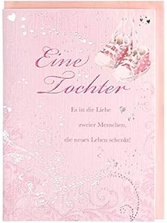 Glückwunschkarte Geburt Baby Mädchen Mit Spruch Und