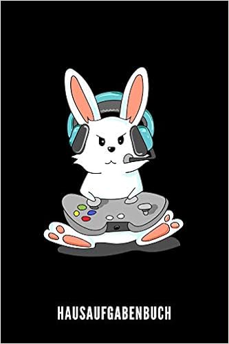 Hausaufgabenbuch Zockendes Haschen Gamer Bunny Notizbuch Fur
